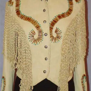 Music City Fringed Leather Jacket