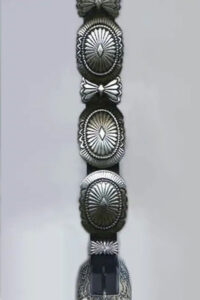 Heavy Latigo Leather and Large Plate Concho Belt Unique & Buckles